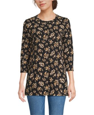 Women's 3/4 Sleeve Cotton Supima Tunic