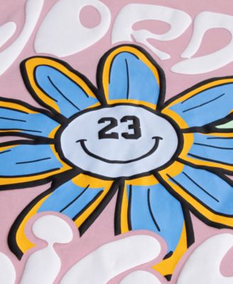 Girls' 7-16 Flower Flight Crewneck T-Shirt