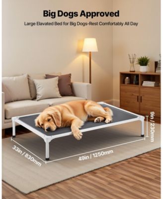 Aluminum Portable Elevated Pet Cot.