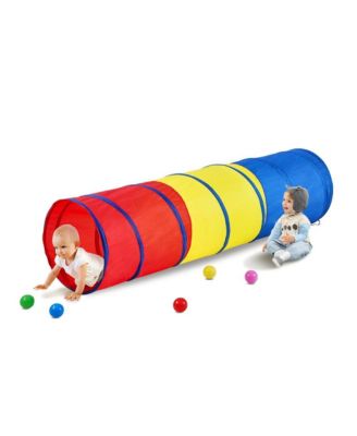 Kids Play Tunnel Tent for Toddlers, Colorful Pop Up Crawl Tunnel Toy for Baby