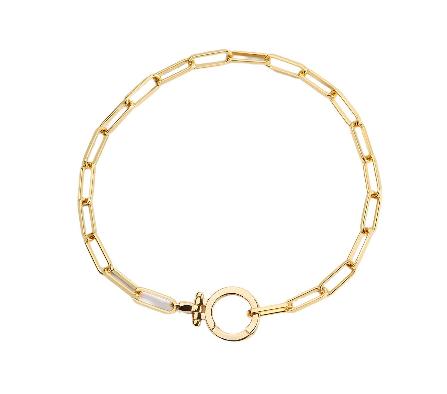 Mint Paperclip Bracelet