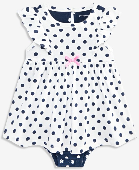 Детские First Impressions Baby Girls' Dot-Print Sunsuit