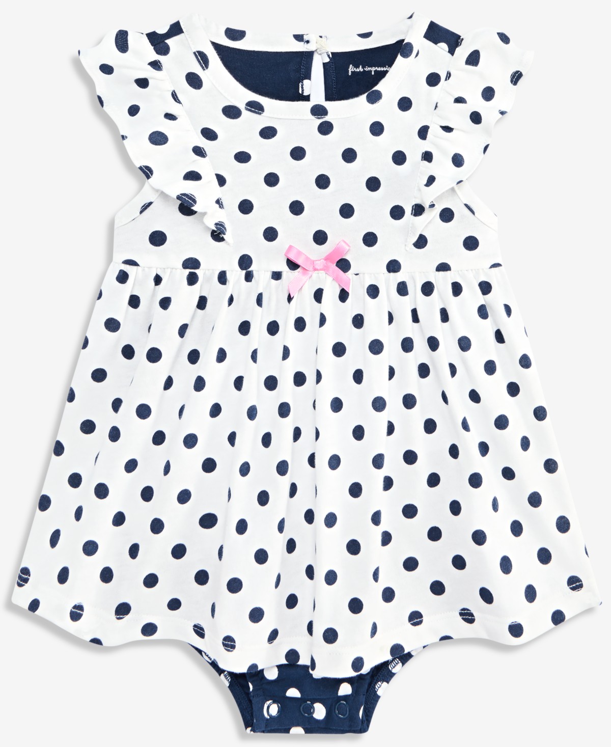 Детские First Impressions Baby Girls' Dot-Print Sunsuit — фото 1