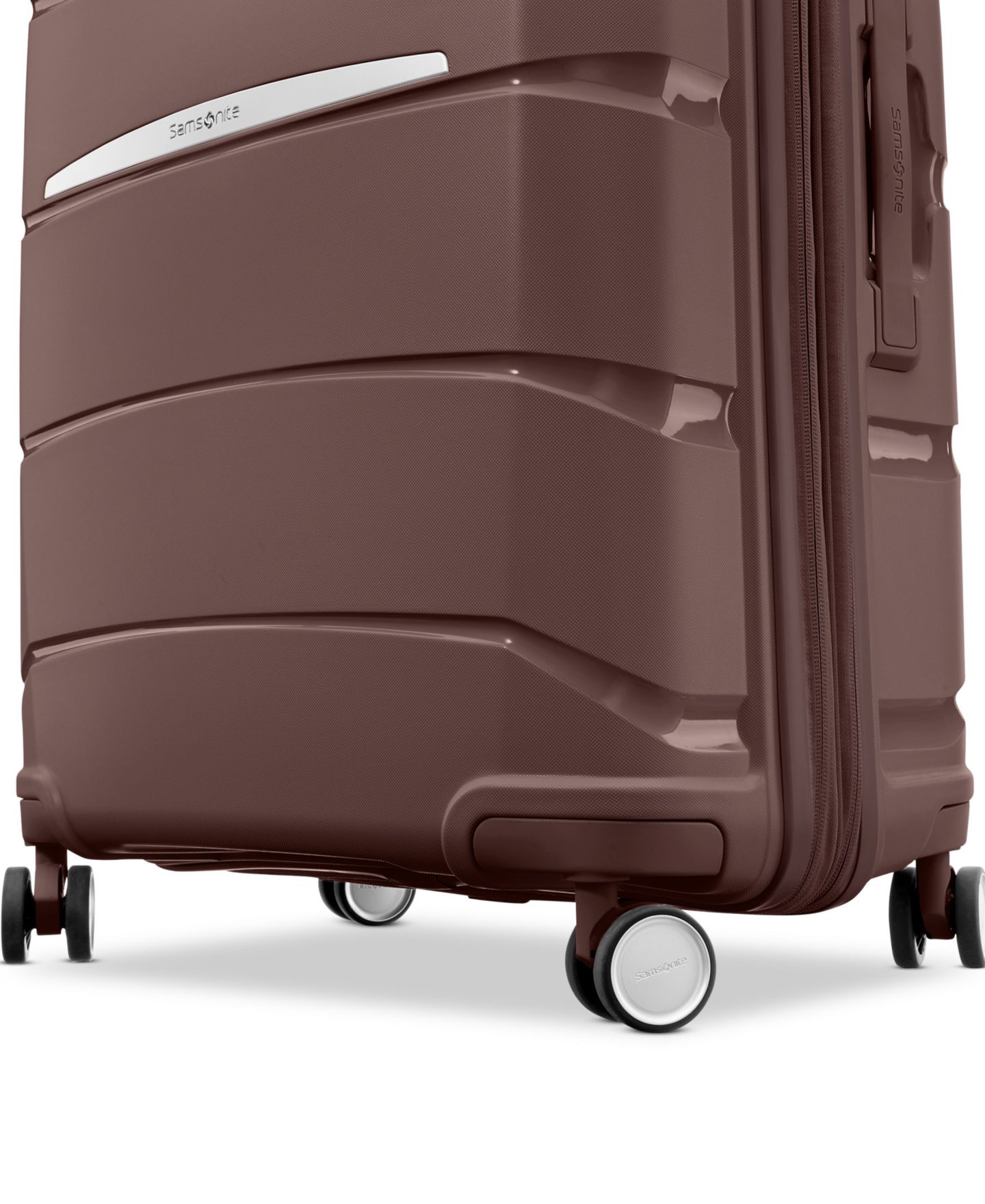 Чемодан Samsonite Outline Pro Carry-On Spinner, цвет: Шоколадный розовато-лиловый — фото 8