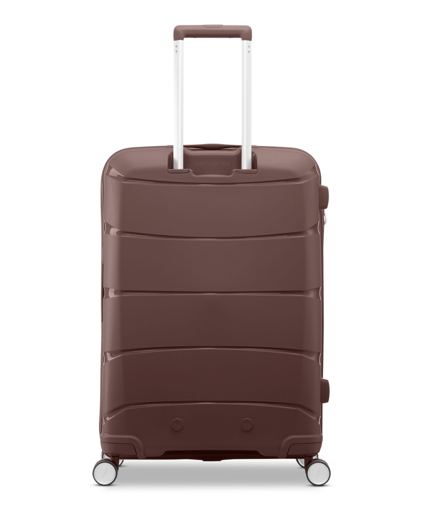 Чемодан Samsonite Outline Pro Medium Check-in Spinner, цвет: Шоколадный розовато-лиловый — фото 4