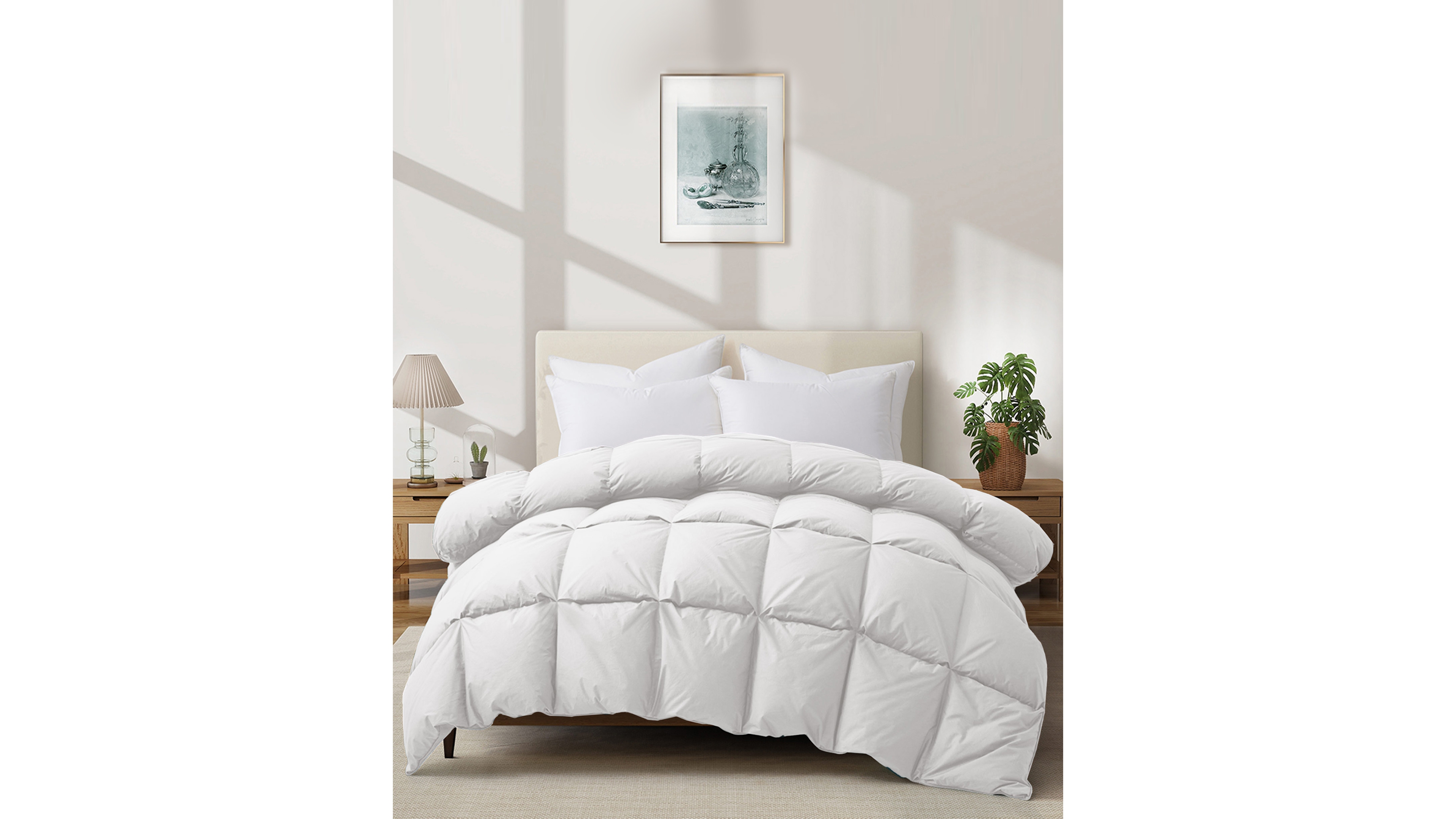 Unikome All season Goose Feather Comforter, Twin