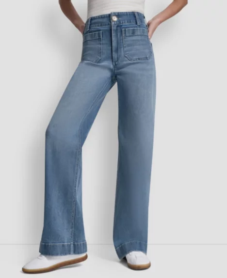 Petite High-Rise Wide Leg Jeans - Baxter