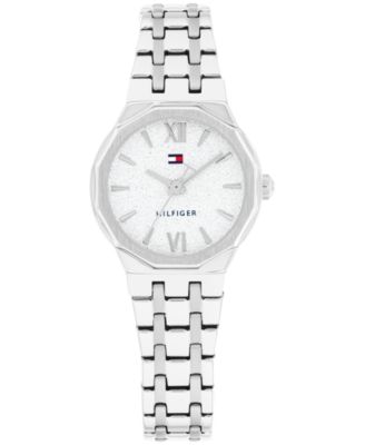 Women's Quartz Silver Tone Stainless Steel Bracelet Watch, 25mm