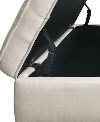 18.5" Fabric Katheryn Storage Bench