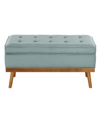 18.5" Fabric Katheryn Storage Bench