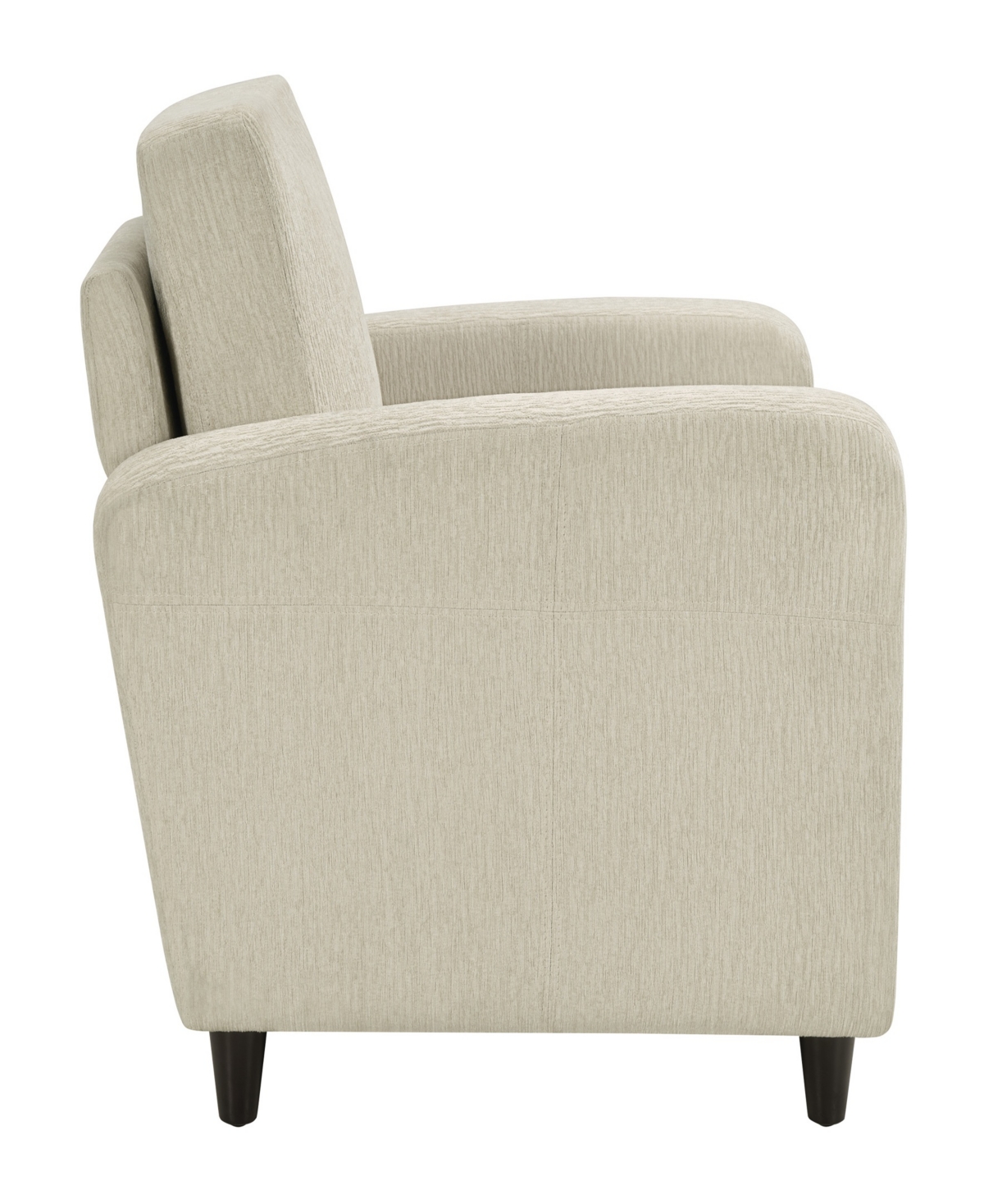 Osp Home Furnishings 34" Wood Venus Club Chair with Medium Espresso Legs