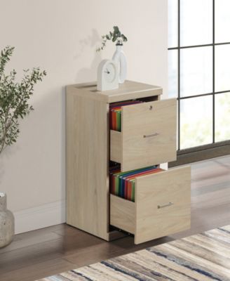 28.5" Wood Alpine 2-Drawer Vertical File Cabinet