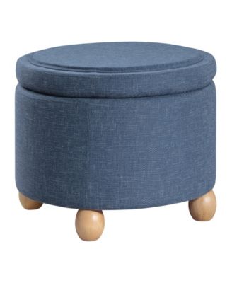 18.5" Fabric Baynes Storage Ottoman