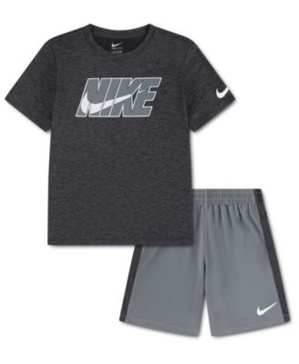 Boys' 4-7 Dri-FIT Dropset T-Shirt and Shorts, 2-Piece Set