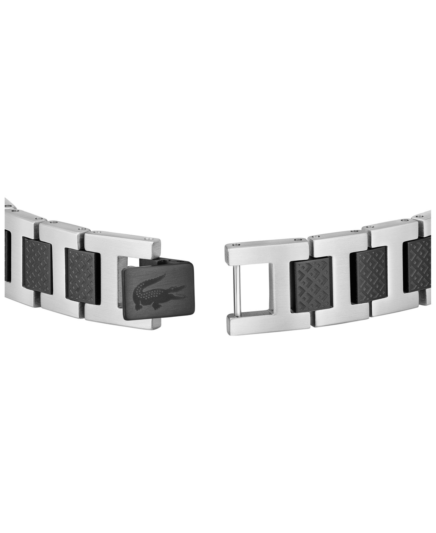 Men's Metropole Silver-Tone Stainless with Color IP Bracelet