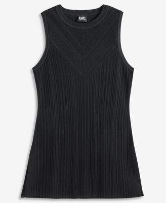 Women's Rib-Knit Sleeveless Tunic
