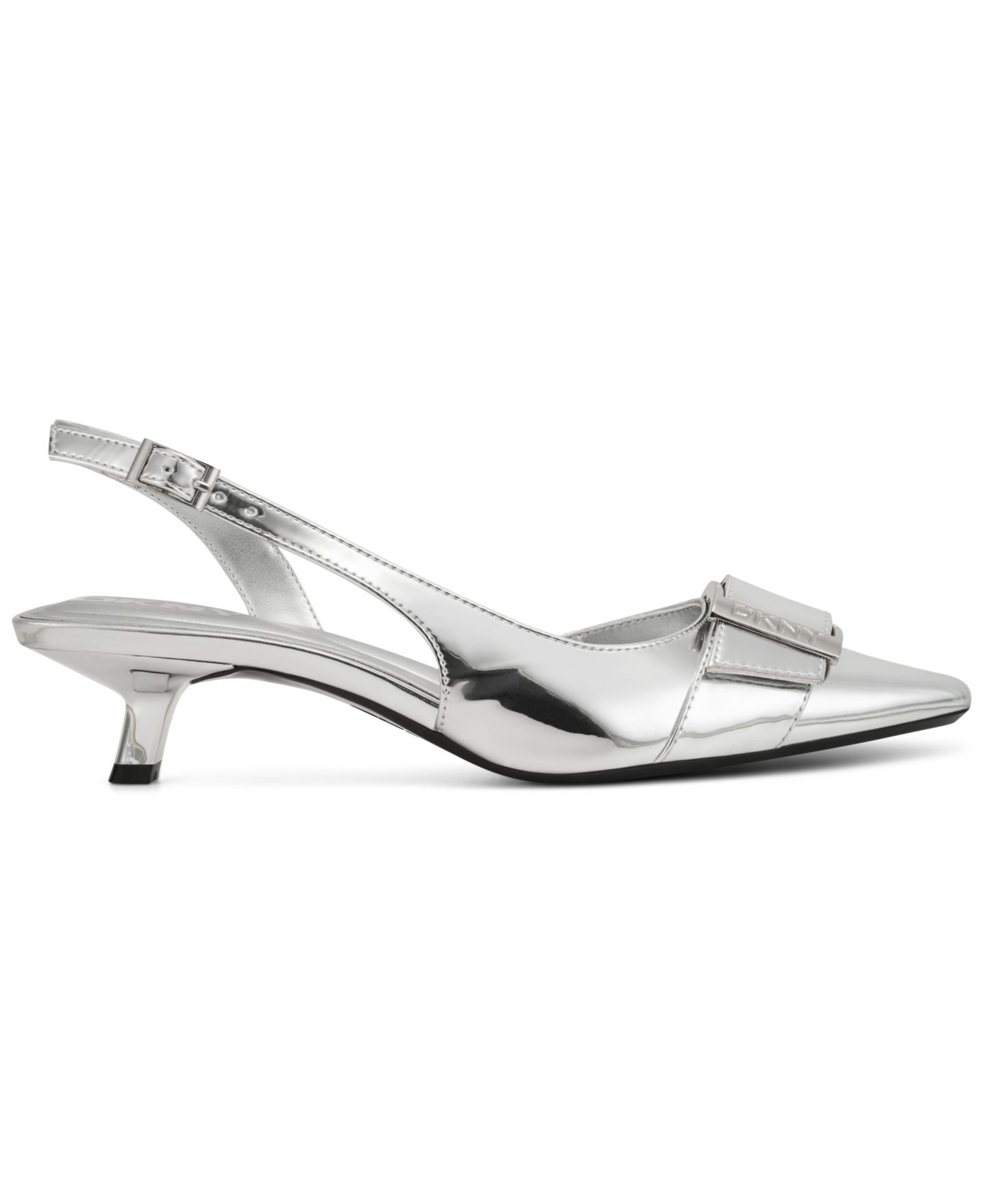 Женские туфли DKNY Naylor Slingback, цвет: Серебряный — фото 2