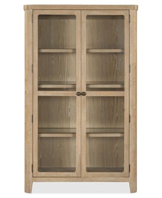 Marcel 68" Wood Curio Cabinet