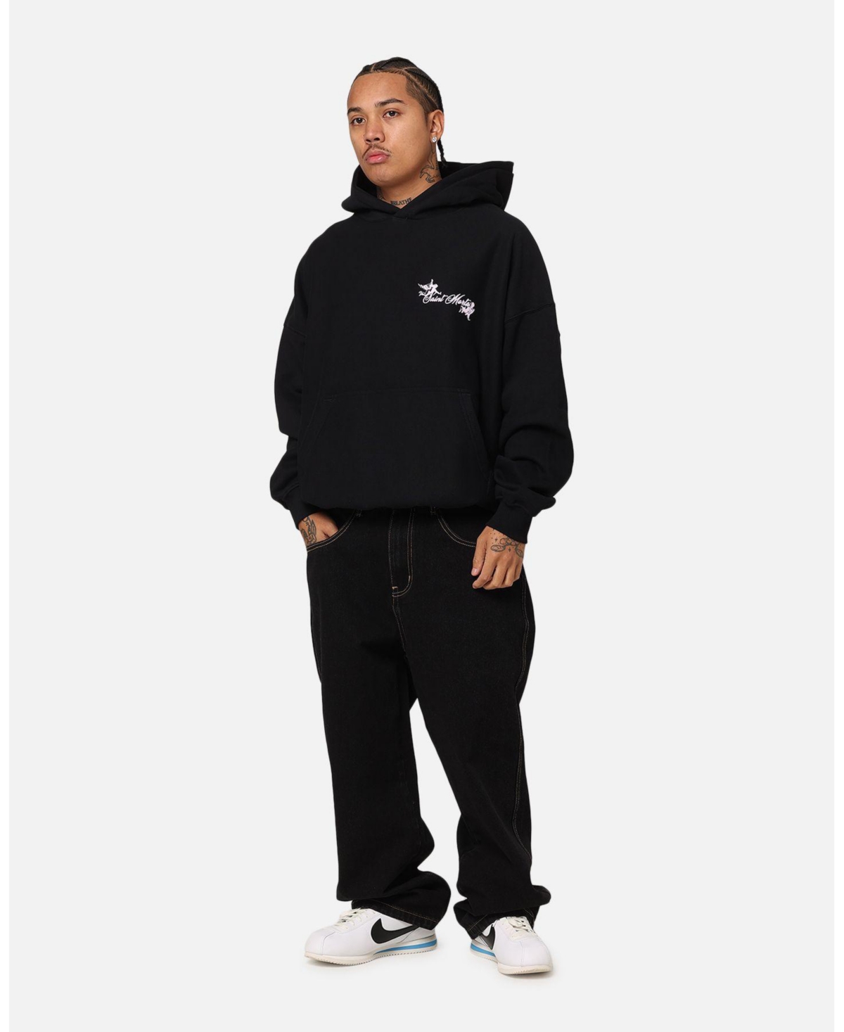 Saint Morta Men's Divine Living Hoodie Black