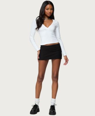 Women's Doron V Neck Long Sleeve Top