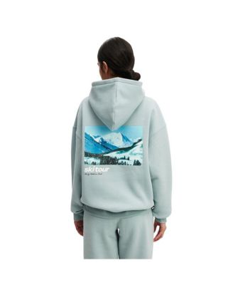 Women's Active Plush Premium Graphic Hoodie