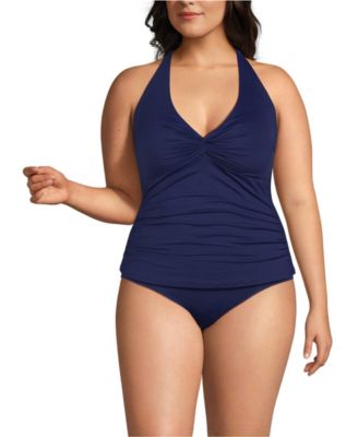 Women's Twist Halter Tankini Top