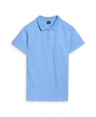 Women's slim polo shirt - navy blue