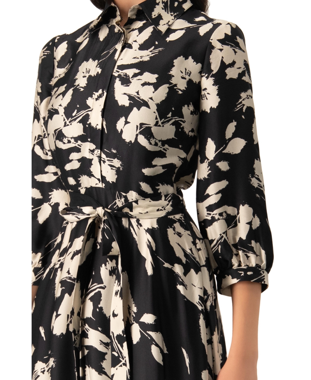 Ivonne Women's Shirt Maxi Dress