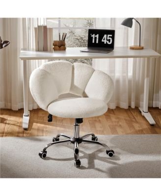 Boucle Upholstered Home Office Chair