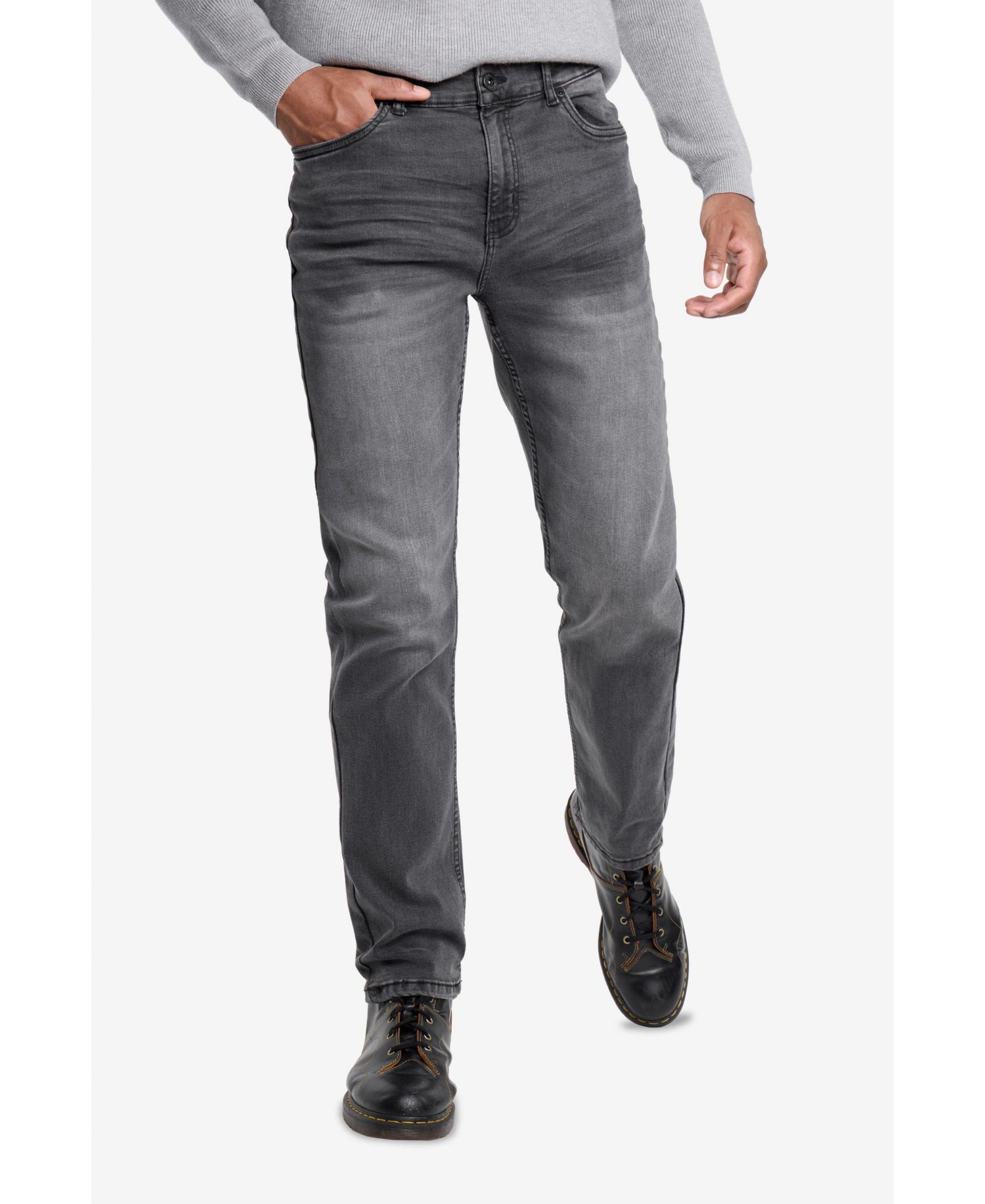 Men's Pieced Pockets Slim Fit Jeans