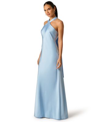 Women's Halter Neck Sleeveless Ball Gown