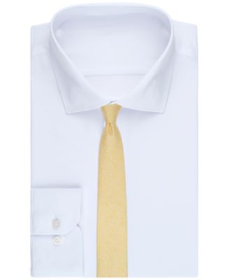 Men's Melange Chevron Solid Tie