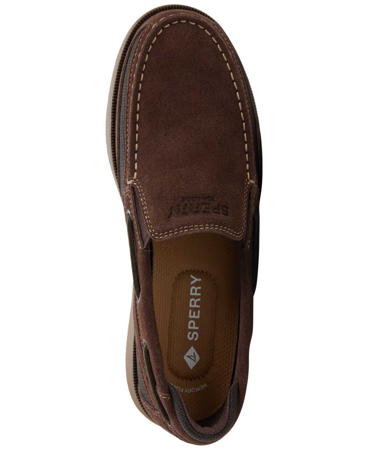 Мужская обувь Sperry Surveyor Slip-On Shoes, цвет: Коричневый — фото 4