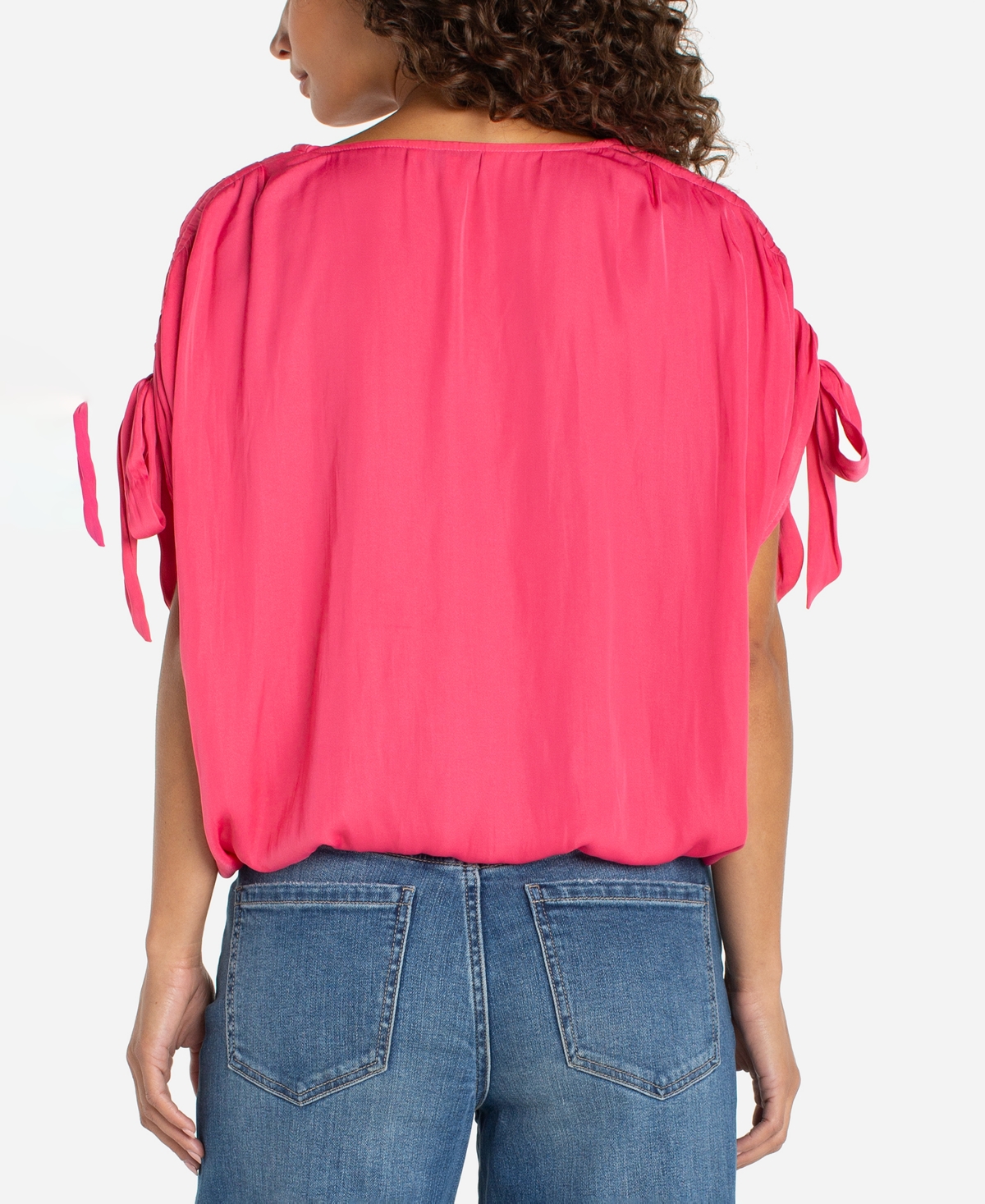 Liverpool Los Angeles Women's Dolman V-Neck Woven Top