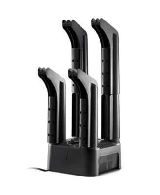 Shoe Dryer, Detachable 4-Tube Boot Dryer w/ Timer, Heated Blower, Portable for Boots, Shoes & Socks