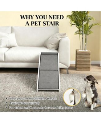 Convenient Pet Ramp for Dogs in Black