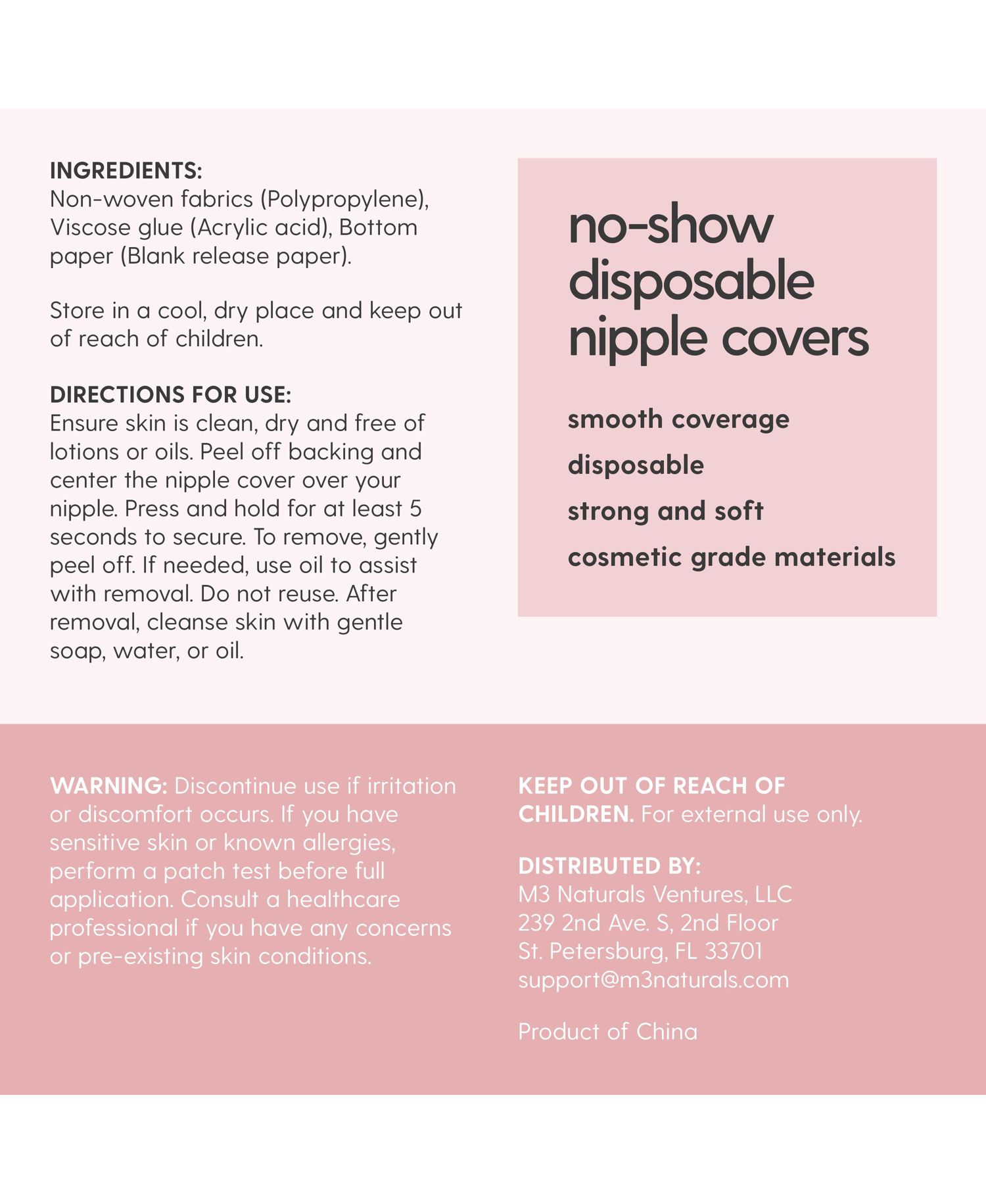 Disposable Nipple Covers for Women | Hypoallergenic & Breathable Nipple Covers | Seamless, Single-Use & Medical Grade, 40 Count