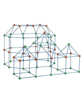 Kids Fort Building Kit with 180 Piece Construction Set for Creative STEM Play