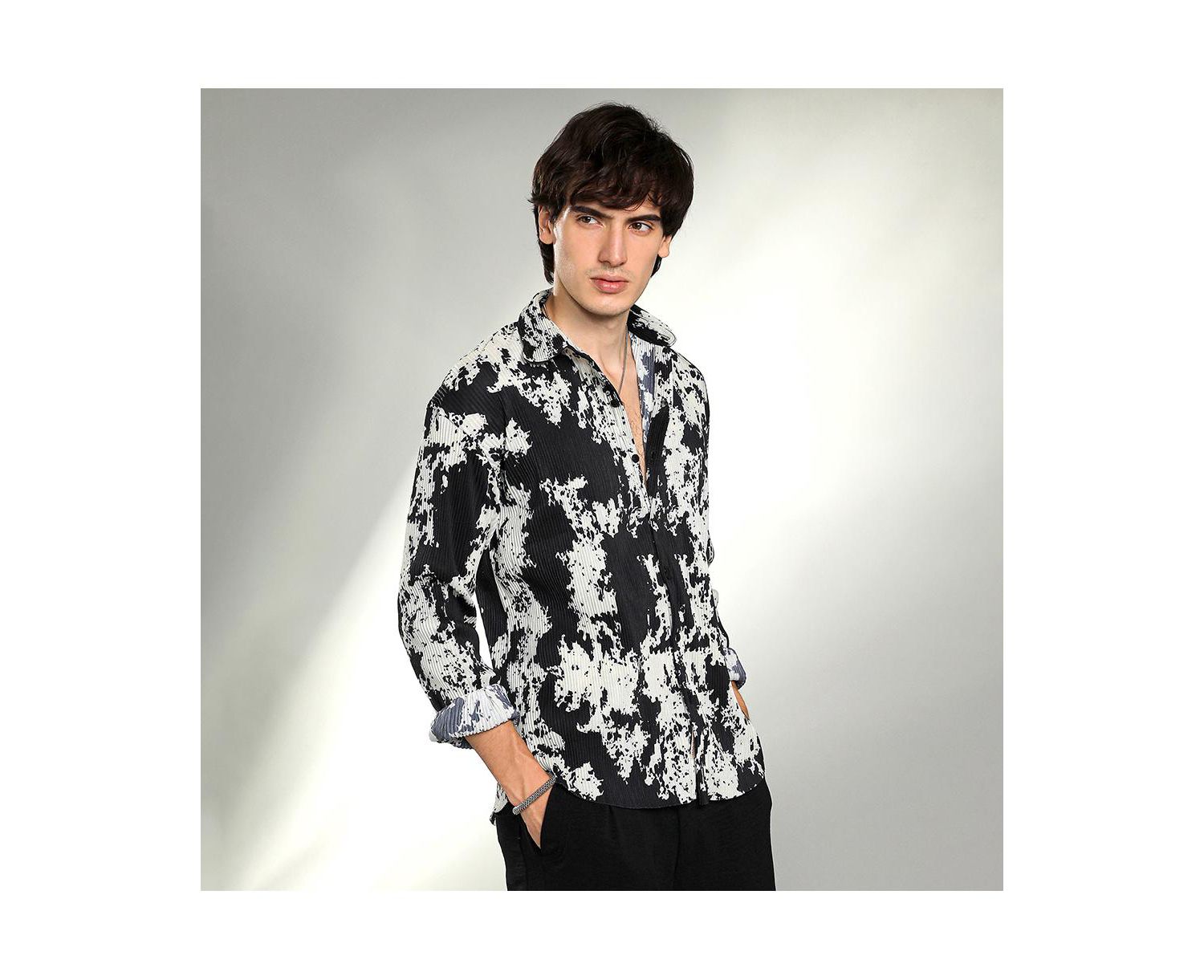 Men's Splash-Pleat Shirt