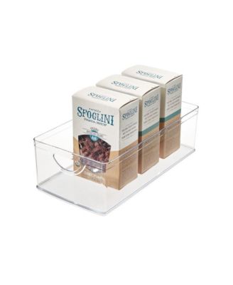 Plastic Kitchen Cabinet Storage Bins - Set of 4 - Clear