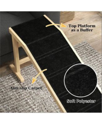 Convenient Pet Ram Dog Ramp  in Black