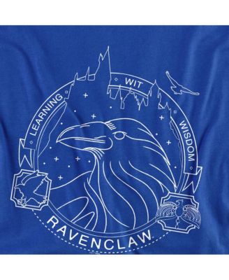 Men's Ravenclaw Line Art Badge T Shirt