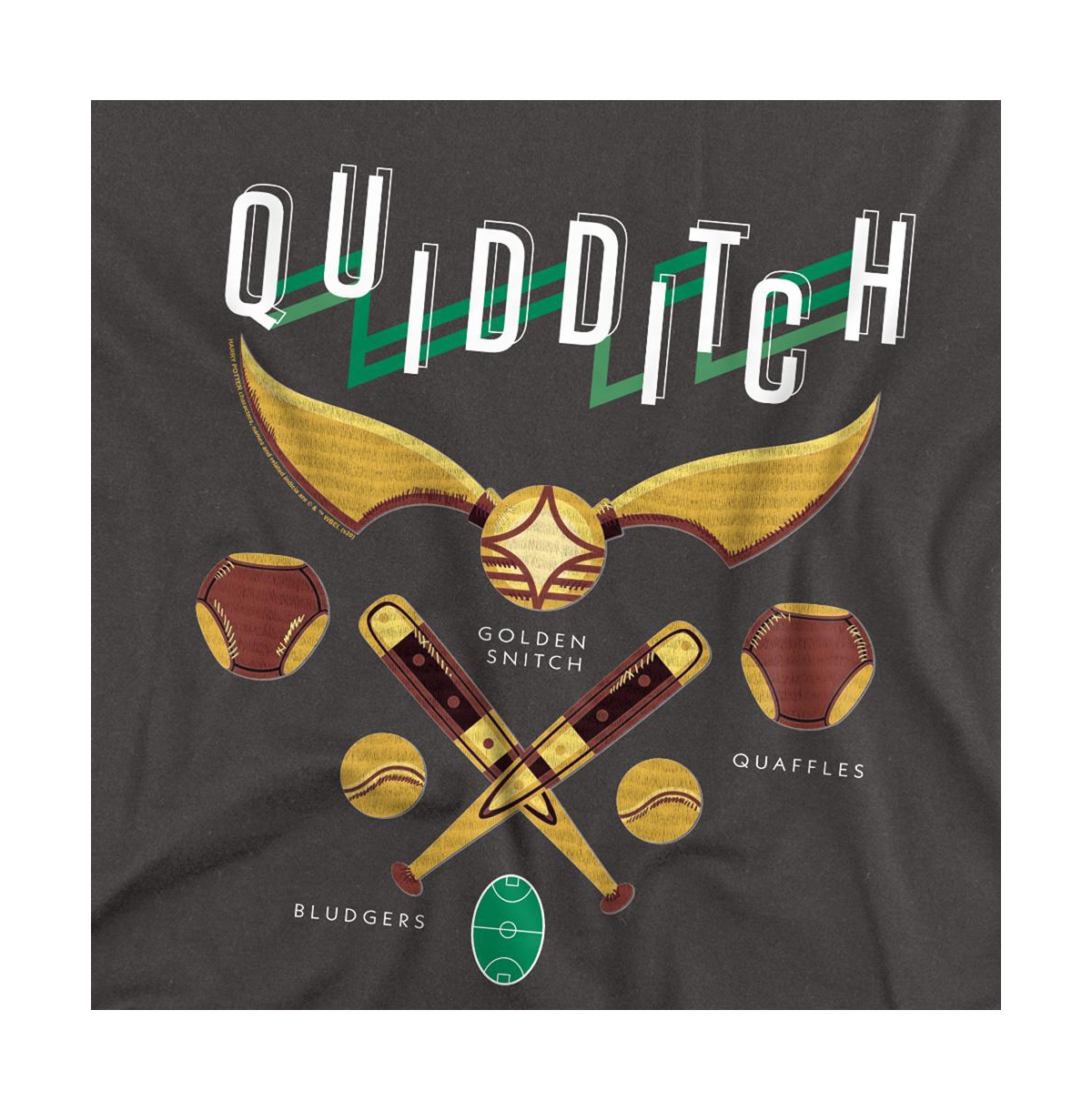 Harry Potter Men's Quidditch Equipment Logo T Shirt