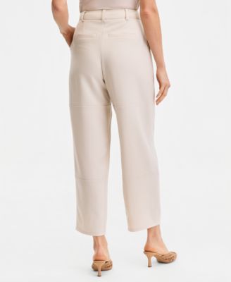Women's Barrel-Leg Ankle Pants