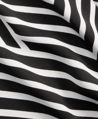 Women's Printed Pull-On Wide-Leg Pants