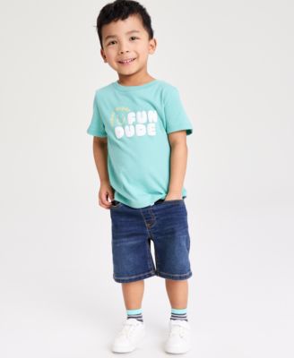 Boys' Toddler 12M-5T Fun Dude T-Shirt, Macy's Exclusive image