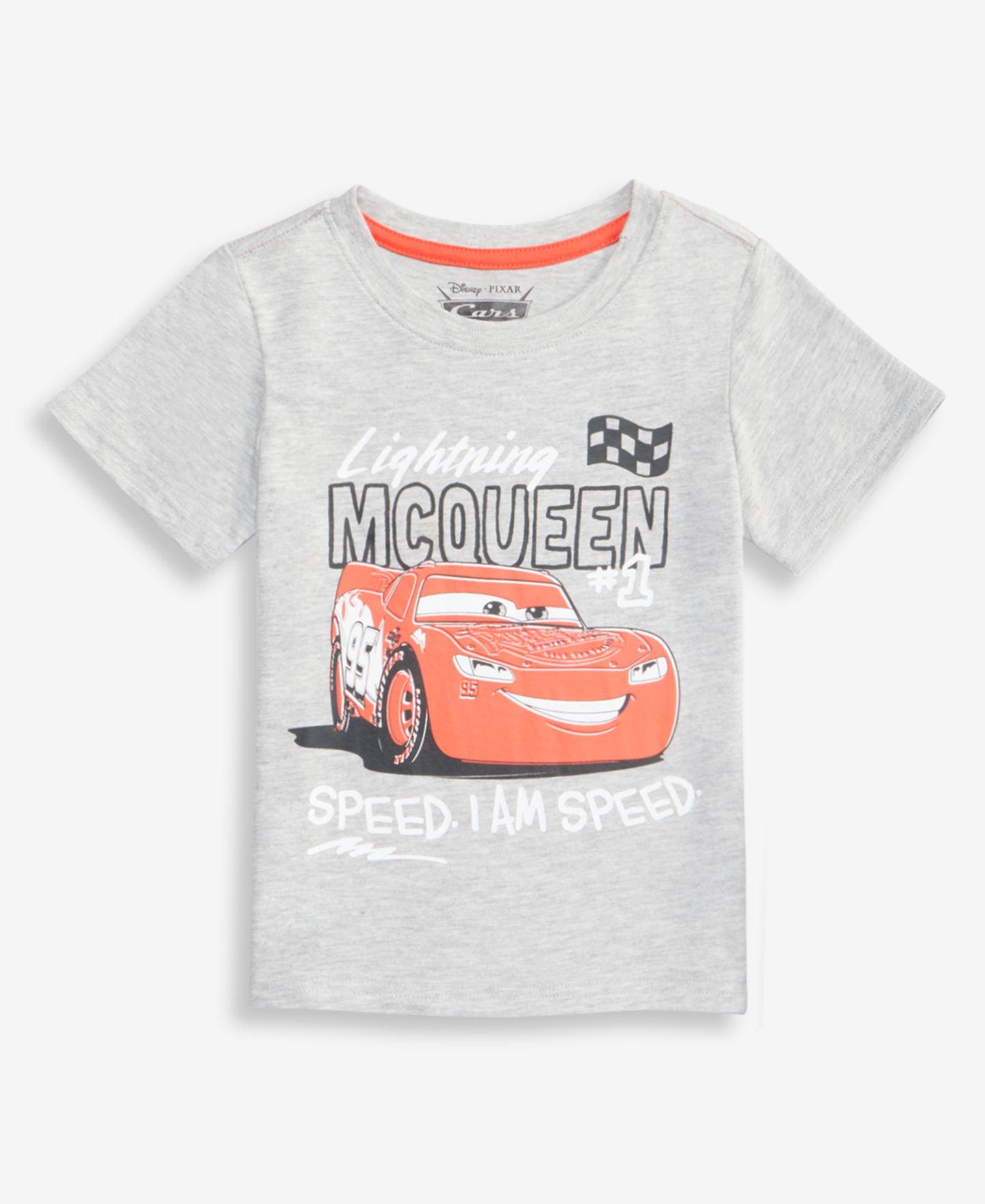 Футболка Epic Threads Lightning McQueen T-Shirt для мальчиков-малышей, цвет: Sterling Hthr — фото 3