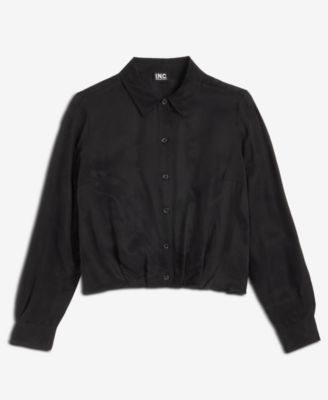 Women's Gathered-Hem Shirt