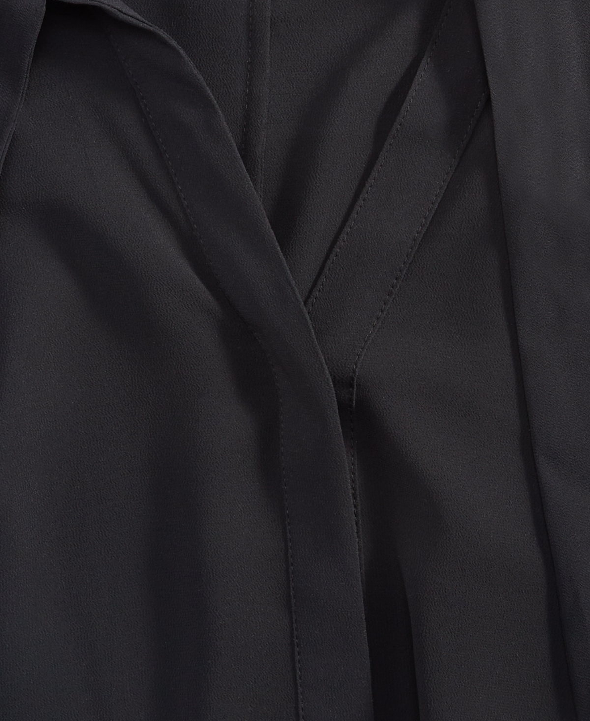 I.n.c. International Concepts Women's Long Sleeve Bow-Neck Chiffon Tunic, Macy's Exclusive