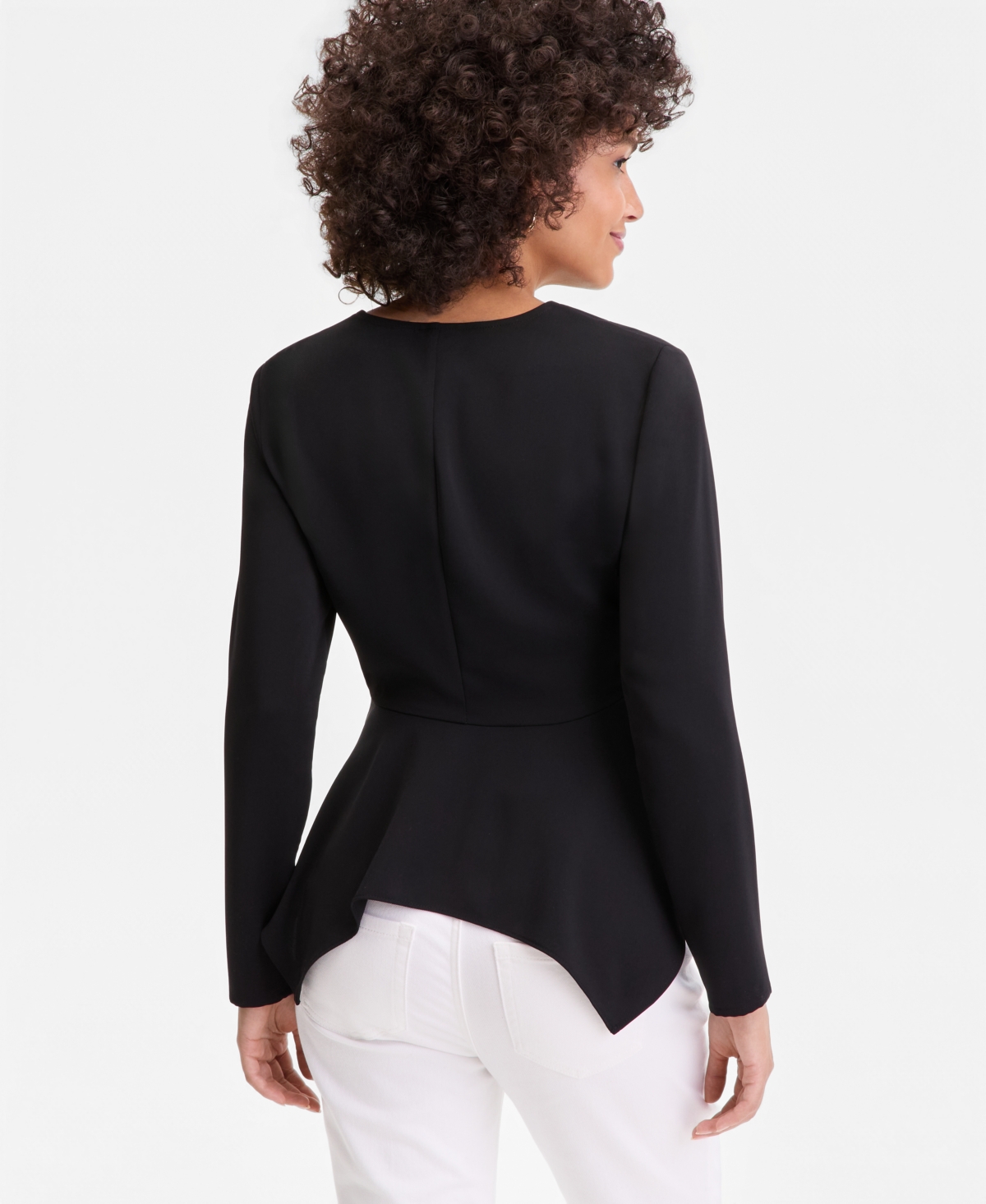 Ls Front Ruched Top